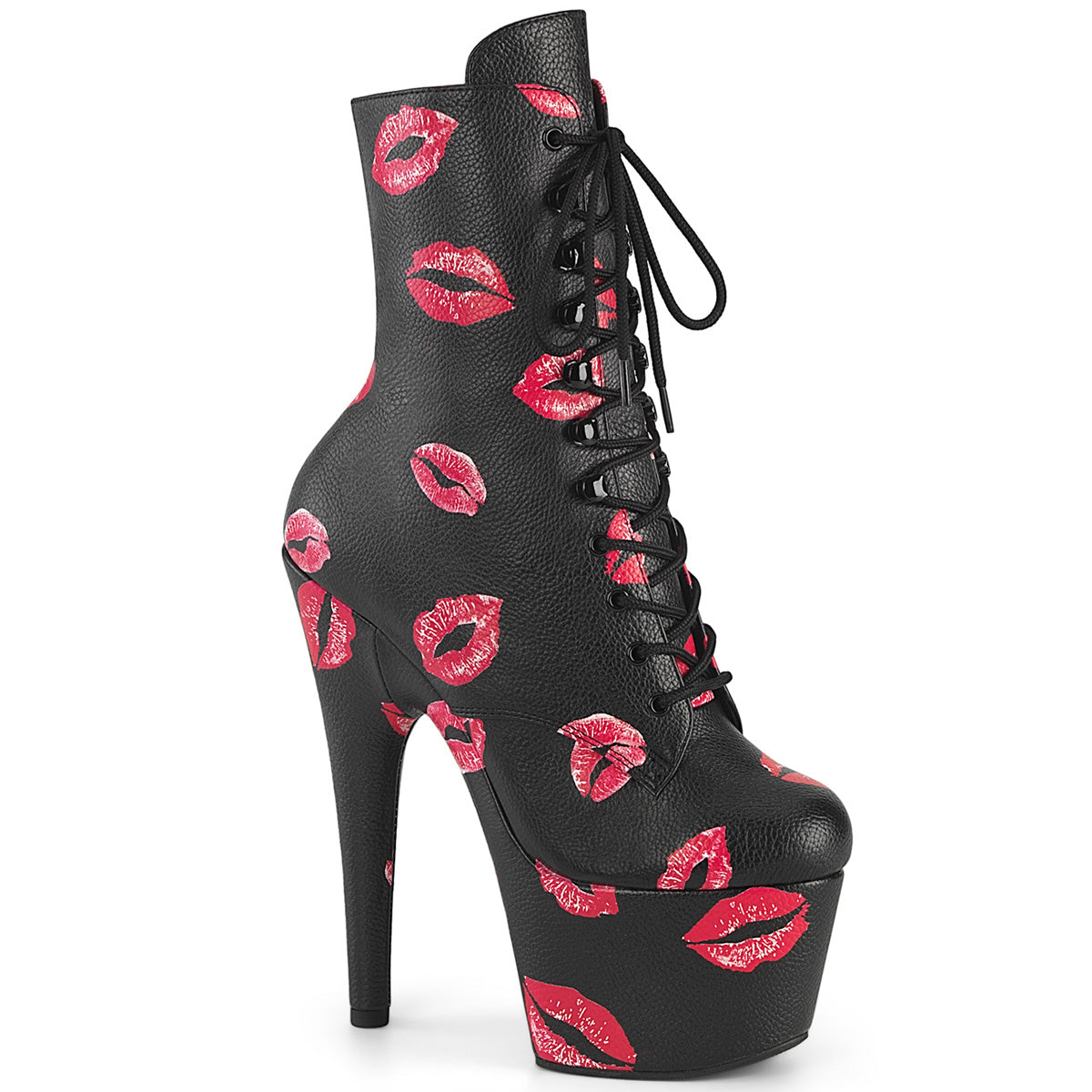Adore-1020 Kisses Negro Pleaser Pole Dailing Manos Botas de tobillo