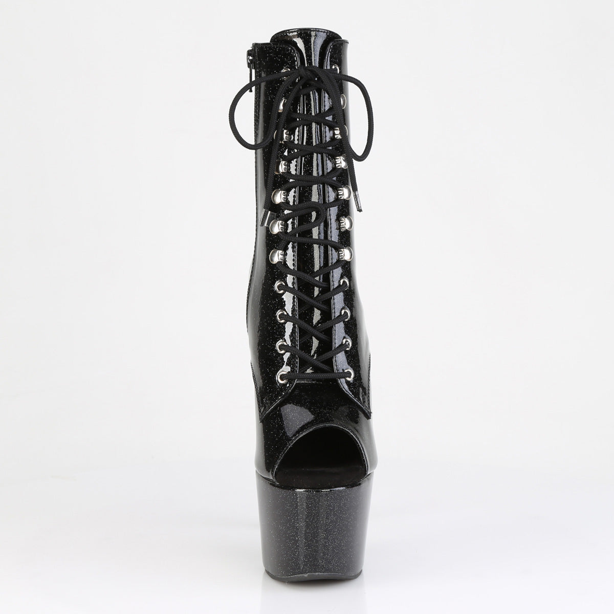 adore 1021gp pleaser pole dancing shoes blk glitter pat m