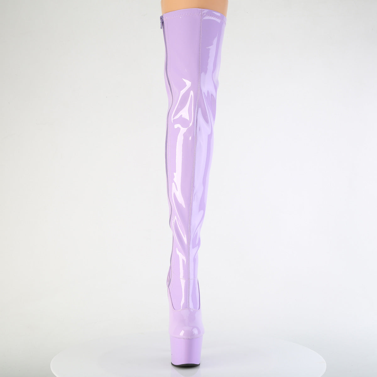 Lavender 7 Inch Platform Kinky Thigh Boots -  Pleaser ADORE-3000