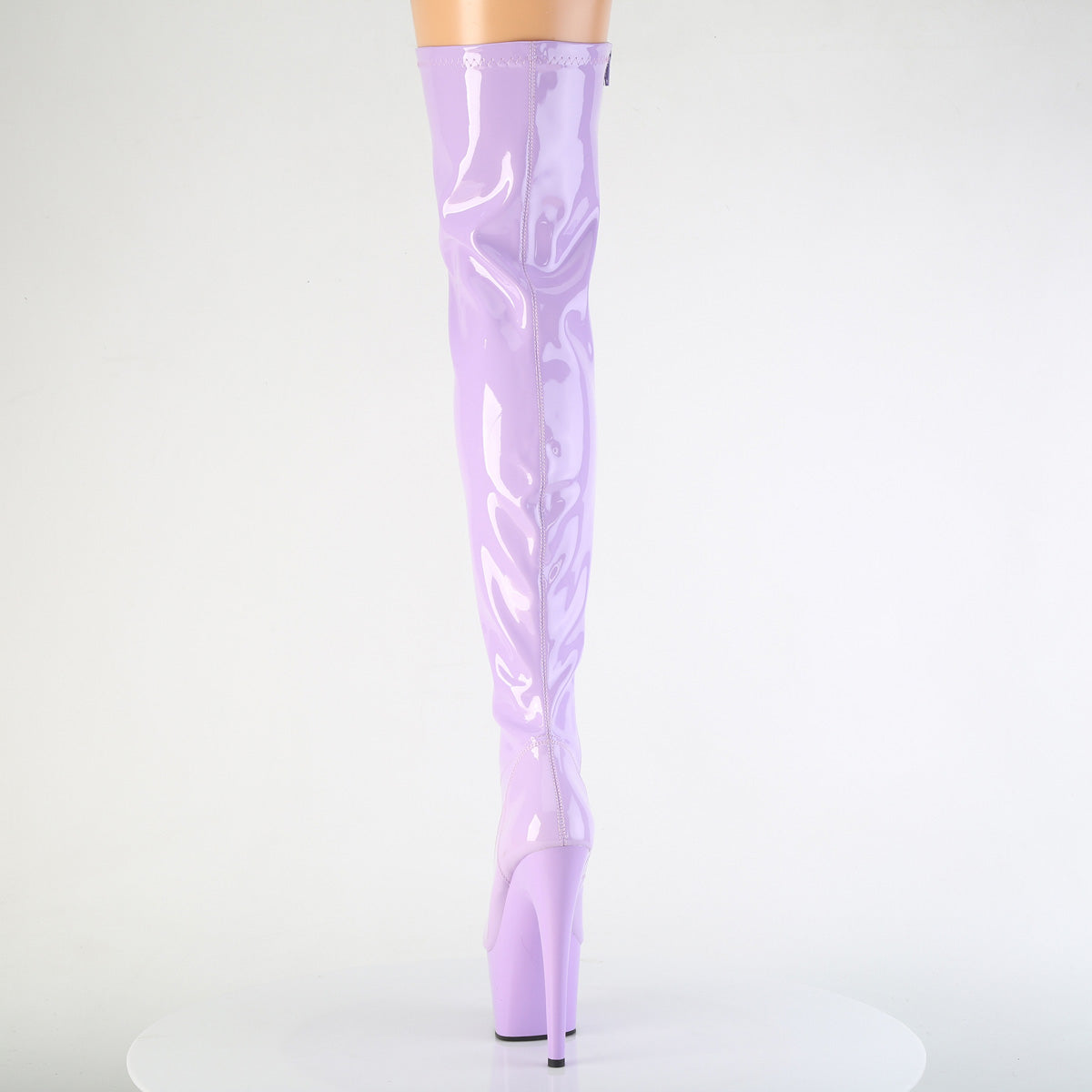 Lavender 7 Inch Platform Kinky Thigh Boots -  Pleaser ADORE-3000
