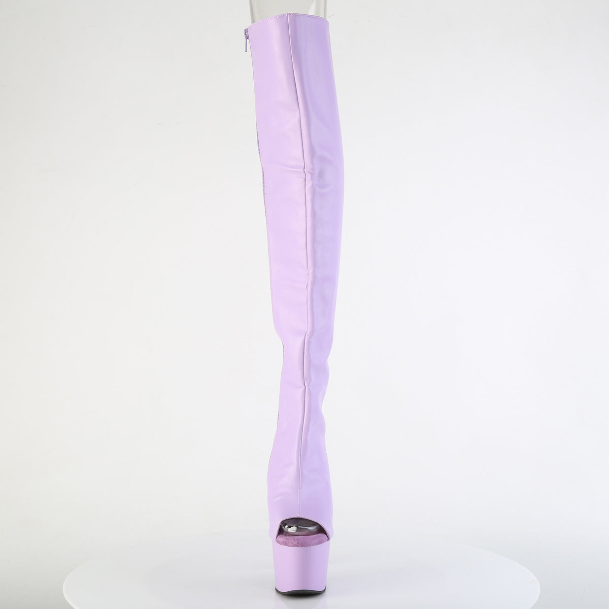 Lavender 7 Inch Sexy Platform Thigh Boots -  Pleaser ADORE-3019