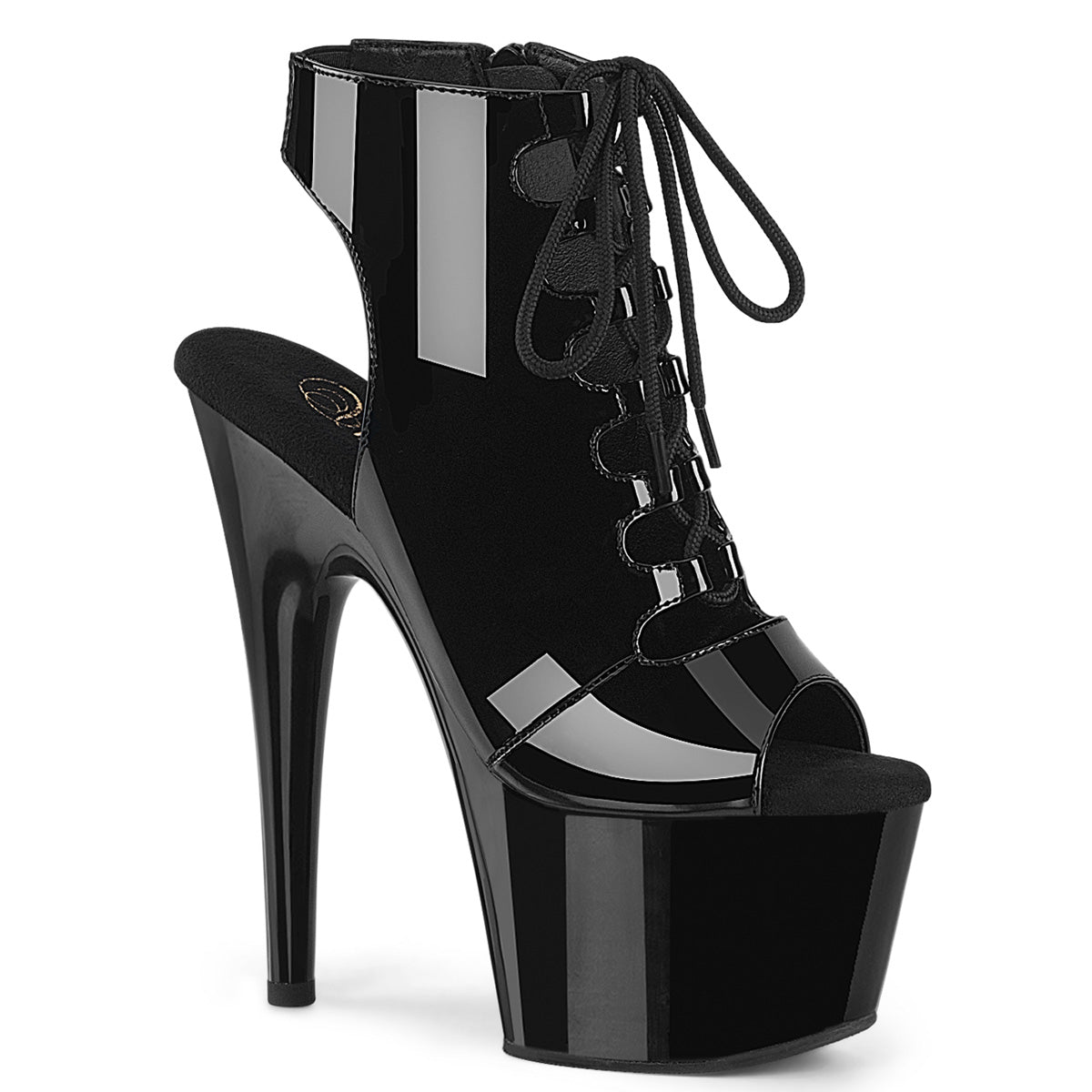 Black 7 Inch Lap Dance Platform Shoes -  Pleaser ADORE-700-20