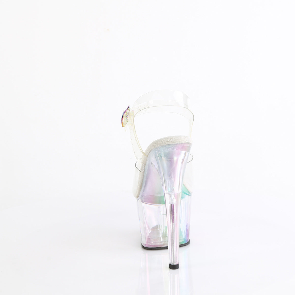 ADORE-708HT Pleaser 7" Holographic Tinted Platform Exotic Dancing Heels