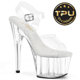 Clear 7 Inch Exotic Dancing Platform Shoes -  Pleaser ADORE-708PREM