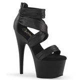 ADORE-720 Pleaser Black Platforms Exotic Dancing Heels