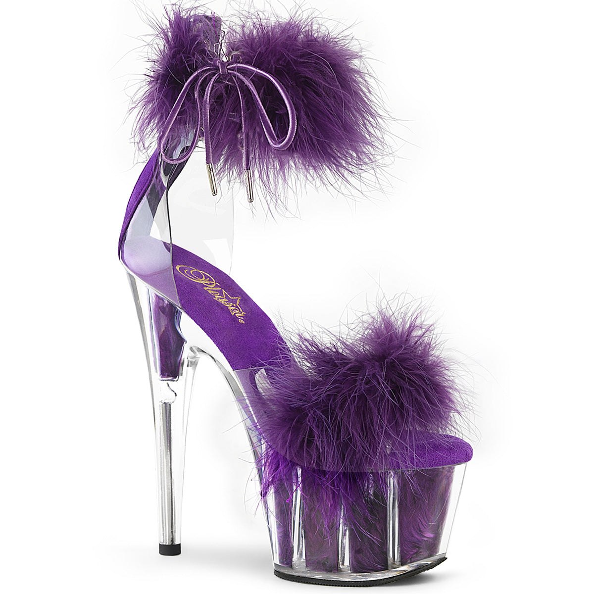Purple 7 Inch Lap Dance Platform Shoes -  Pleaser ADORE-724F