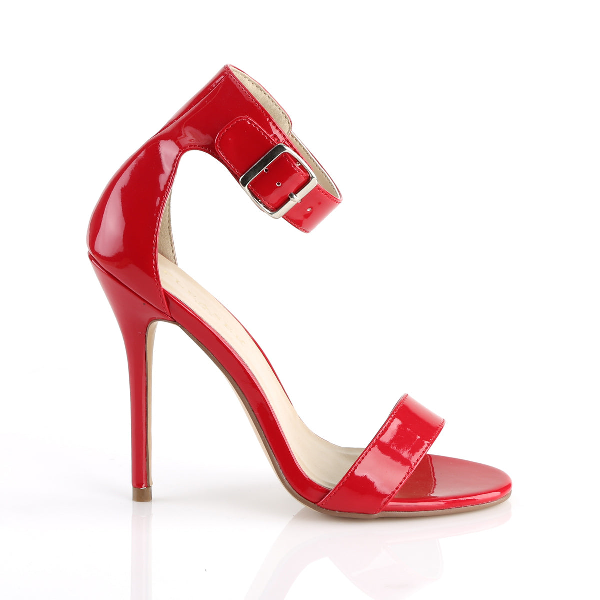 AMUSE-10 Pleasers Sexy 5 Inch Heel Red Fetish Footwear