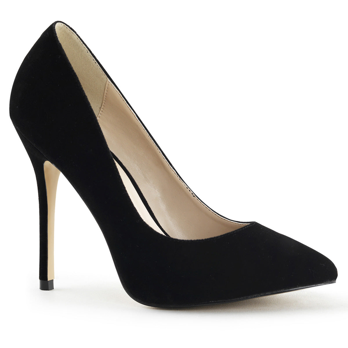 Black 5 Inch Alluring Bedroom Heels -  Pleaser AMUSE-20
