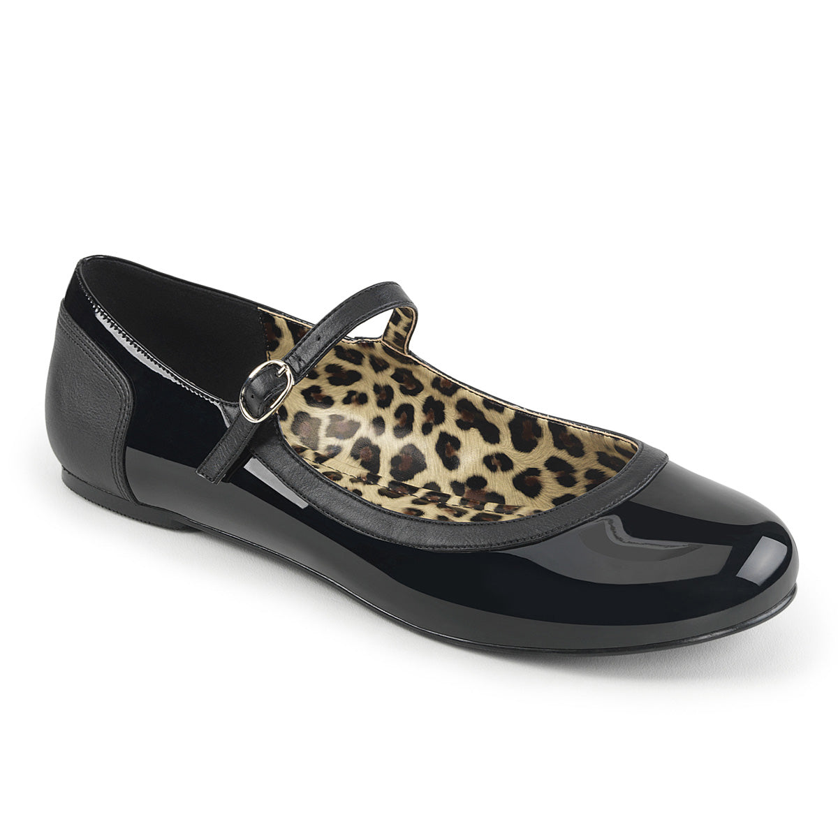 Anna-02 Sexy Sexy Black Patent Pumps