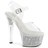 Clear Bling 6 Inch Sultry High Heels -  Pleaser ASPIRE-608RSI