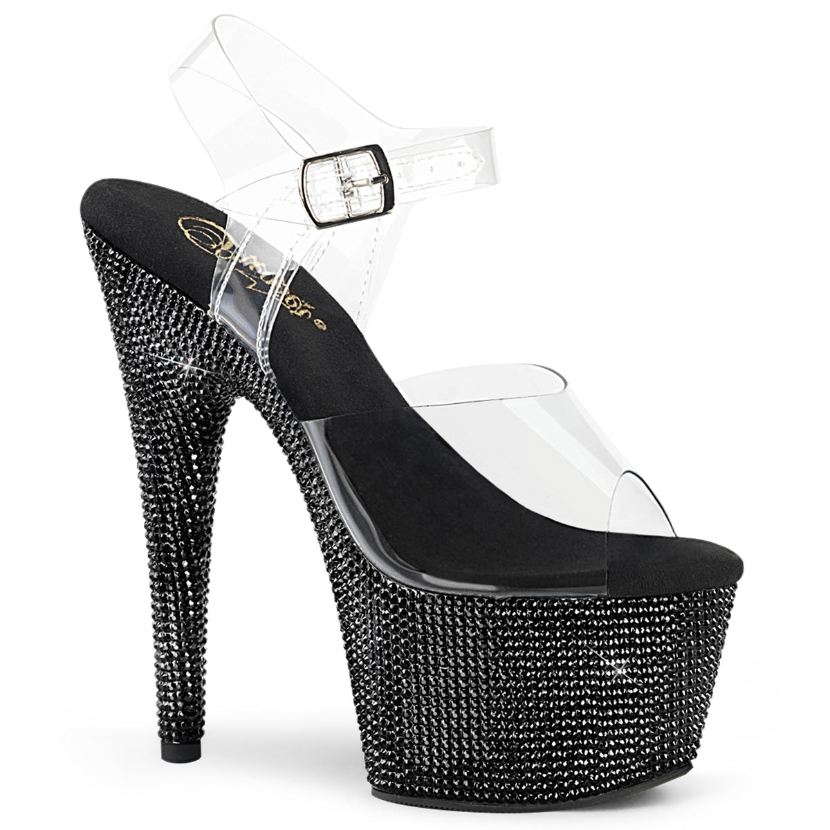 Bejeweled-708dm Pleasers Platform Shoes (tacones de baile exóticos) Pleasers
