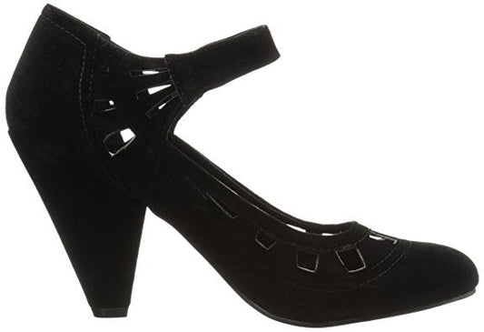 BP403-EVERLY Bettie Page Black High Heel Alternative Footwear Discontinued Sale Stock