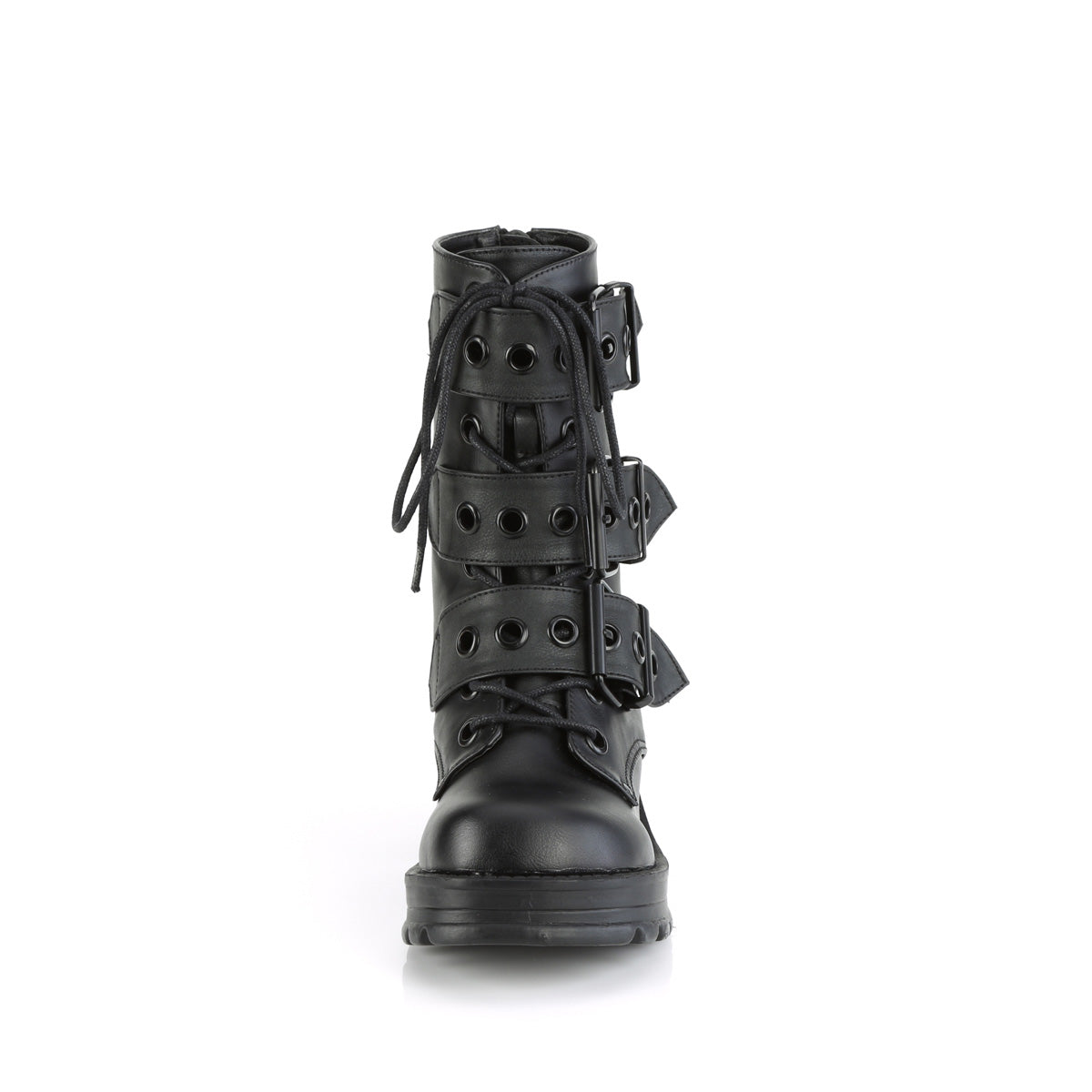 BRATTY-118 Demoniacult Alternative Footwear Women's Chunky Ankle Boots