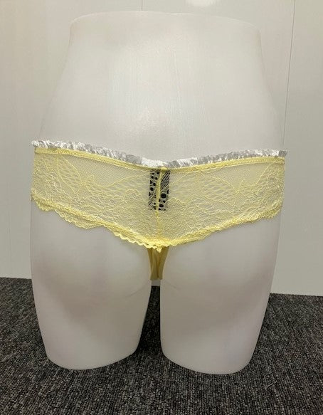 Carrie Amber Lace Thong CA5066TYellow