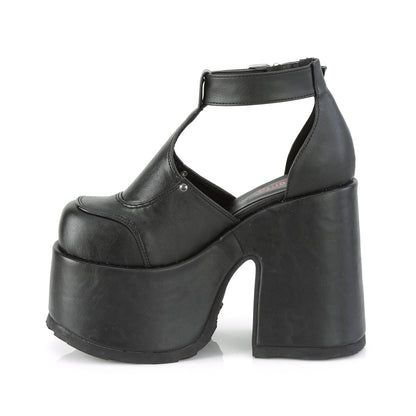 CAMEL-103 DemoniaCult Alternative Footwear Black Women's Platform Sandals