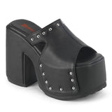CAMEL-109 DemoniaCult Alternative Footwear Slip On Chunky Sandals