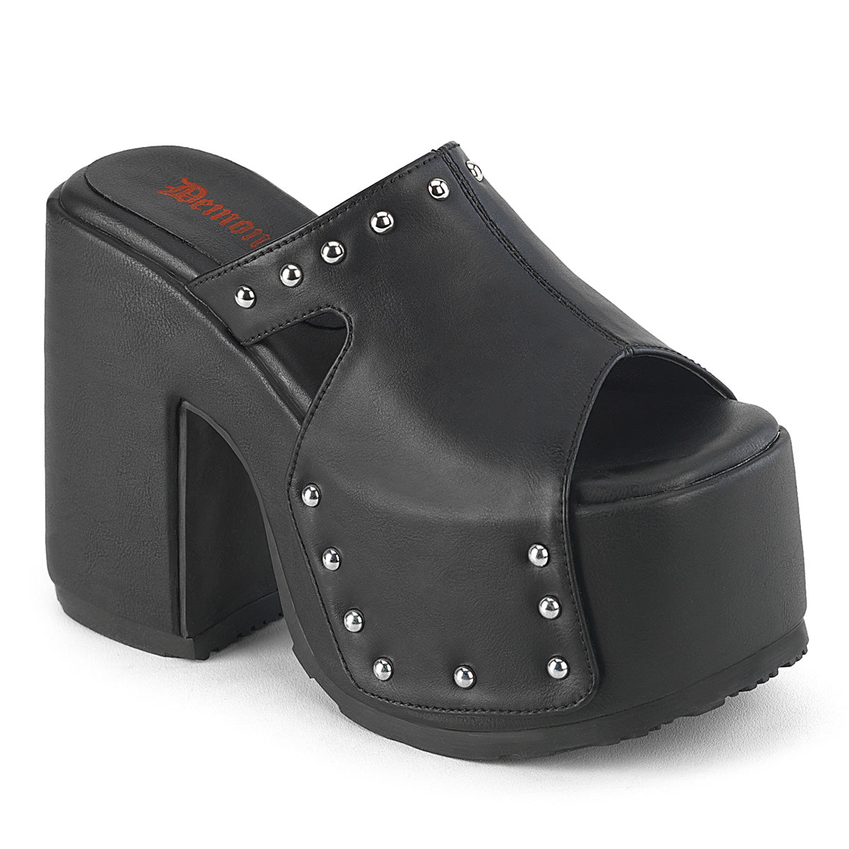 Black 5 Inch Alternative Women's Sandals -  Demonia Cult CAMEL-109