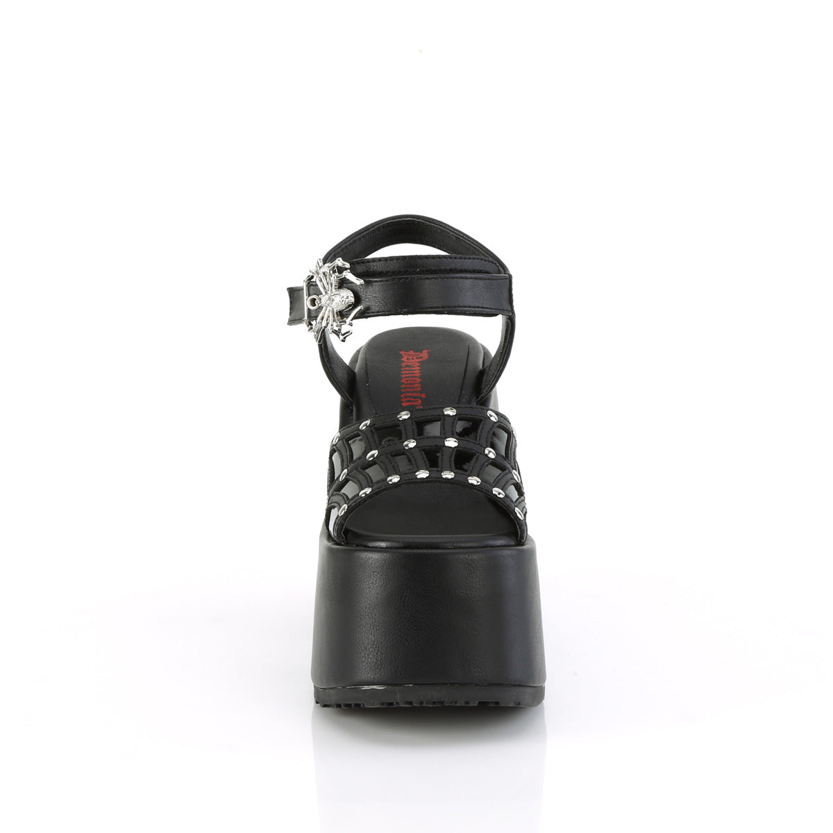 camel 17 demonia demonia womens sandals blk vegan leather