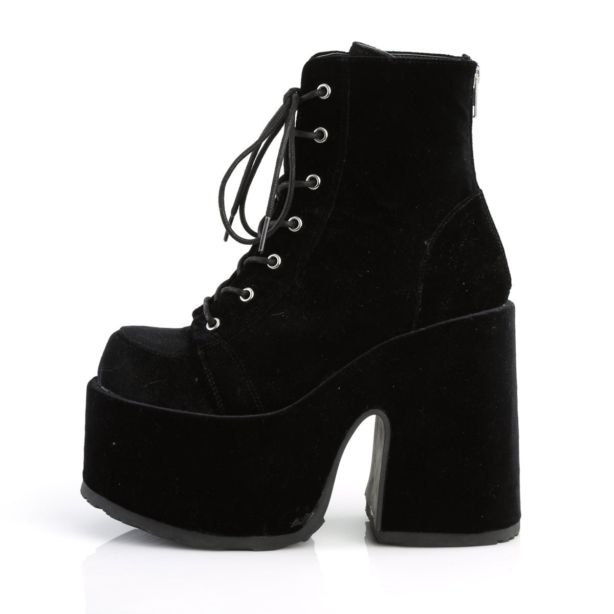 camel 203 demonia demonia womens ankle boots blk vegan leather