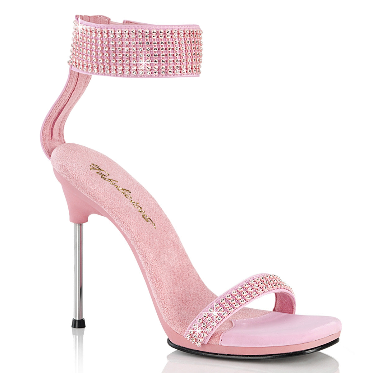 Chic-40 Fabulicicious Sexy Baby Pink Bling Rhinestone schoenen