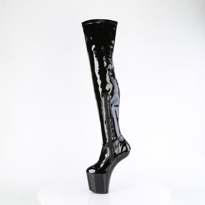 CRAZE-3000 Pleaser Black Patent Thigh High Boots New Styles