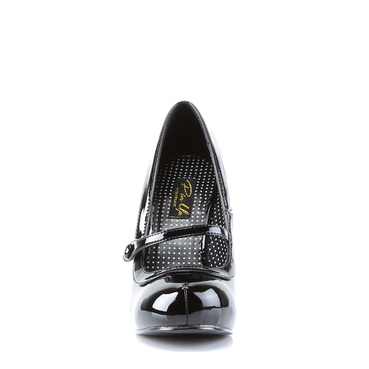 CUTIEPIE-02 Pin Up Glamour Black Patent Retro Glamour Shoes