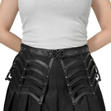 DA-315-SM DEMONIA NEGRU ALTERNATIVĂ FAUNE FAUX PIEDENȚĂ SPIDERWEB CELT