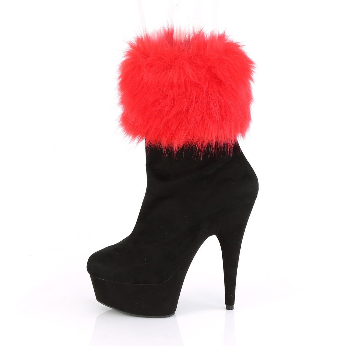 Black 6 Inch Exotic Dance Ankle Boots -  Pleaser DELIGHT-1000