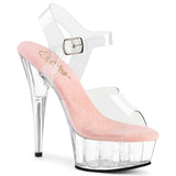 DELIGHT-608 Pleaser Ankle Strap Platform High Heels