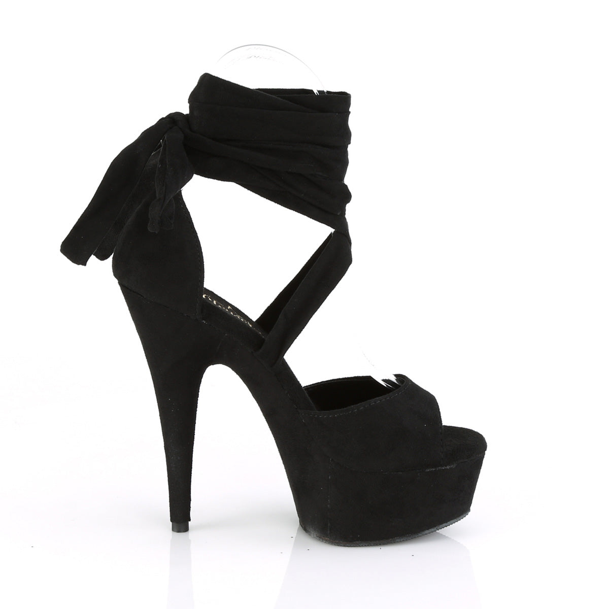DELIGHT-679 Pleaser 6 Inch Heel Black Stripper Platform