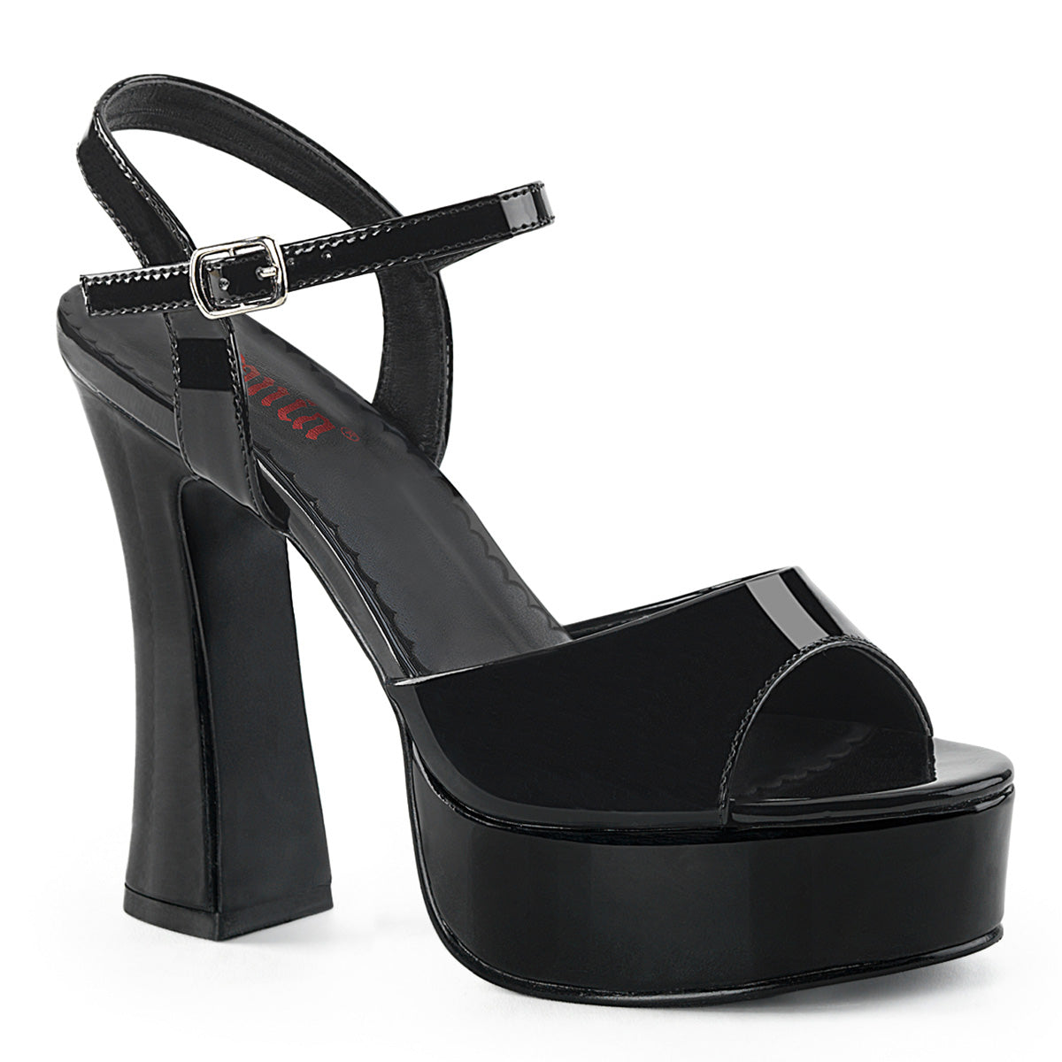 Black 5 Inch Alternative Women's Sandals -  Demonia Cult DOLLY-09