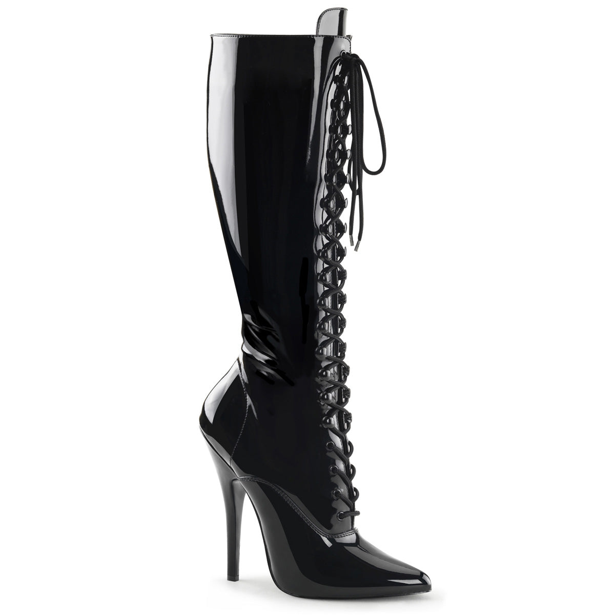 Black 6 Inch Fetish Heels -  Devious DOMINA-2020