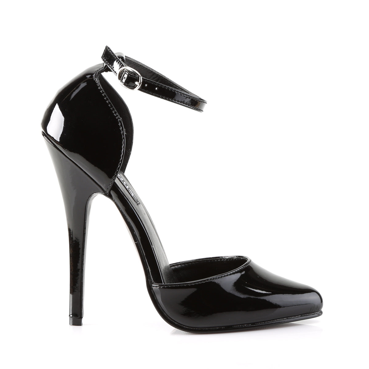 DOMINA-402 Devious 6 Inch Heel Black Patent Erotic Shoes