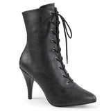 Black 4 Inch Sexy Ankle Boots -  Pleaser Pink Label DREAM-1020