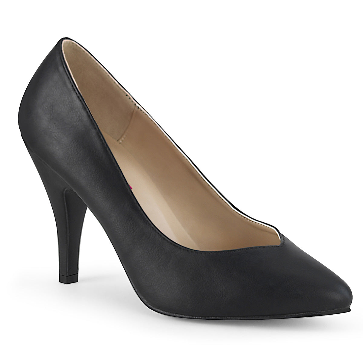 Dream-420 Pleaser Zapatos de damas de gran tamaño 4 pulgadas zapatos de fetiche negro