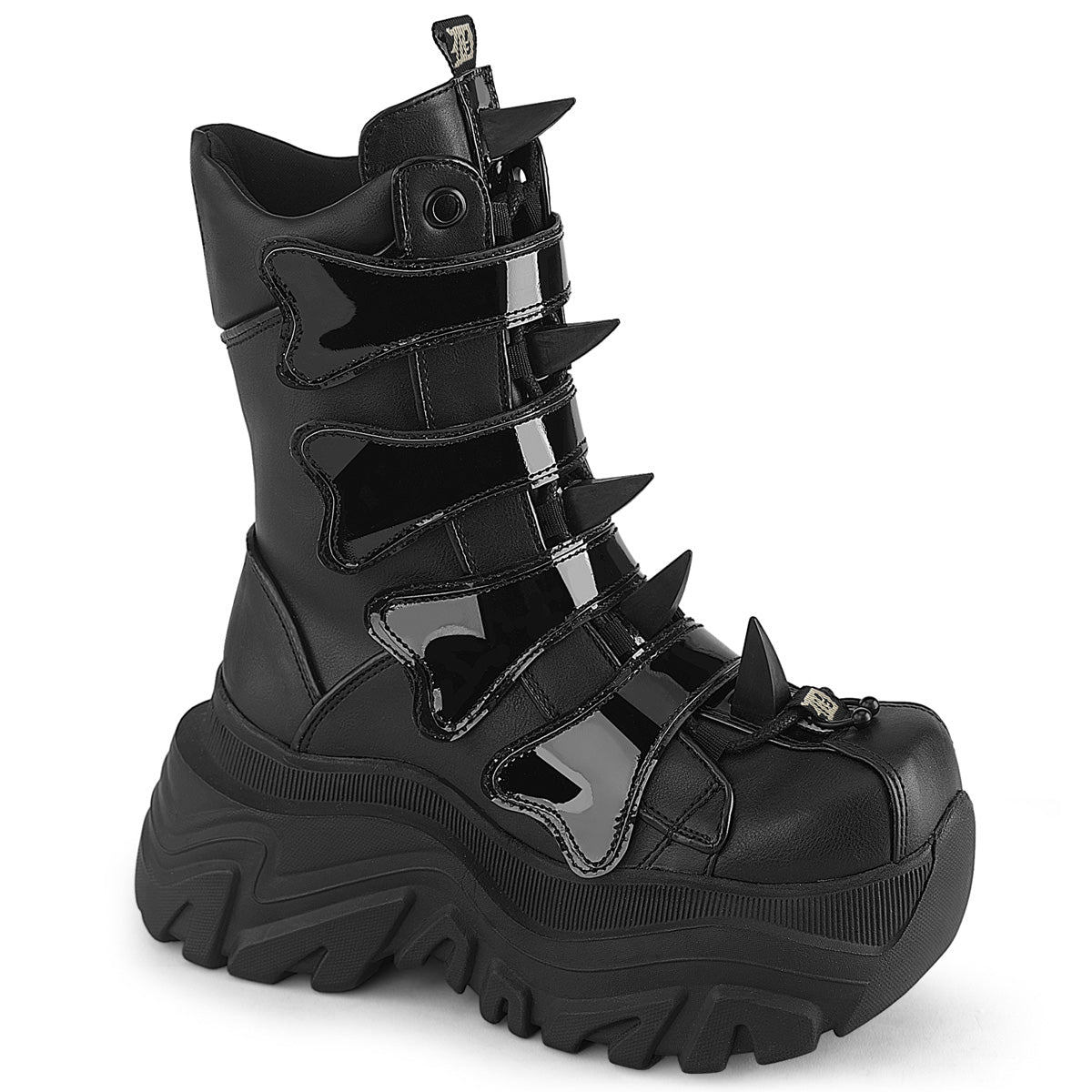 ECHO-110 Demonia Blk Vegan Leather Alternative Footwear