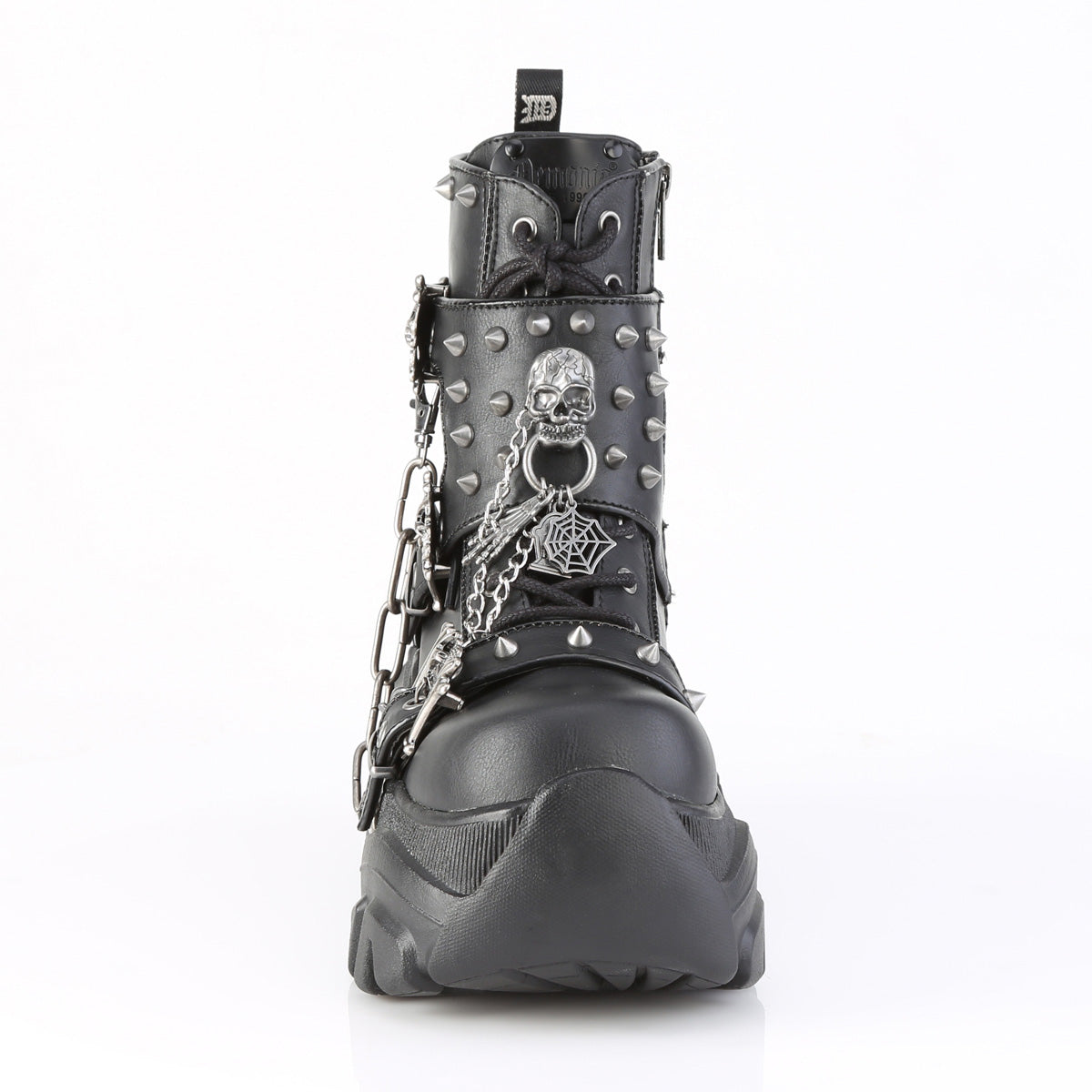 ECHO-60 Demonia Blk Vegan Leather Alternative Footwear