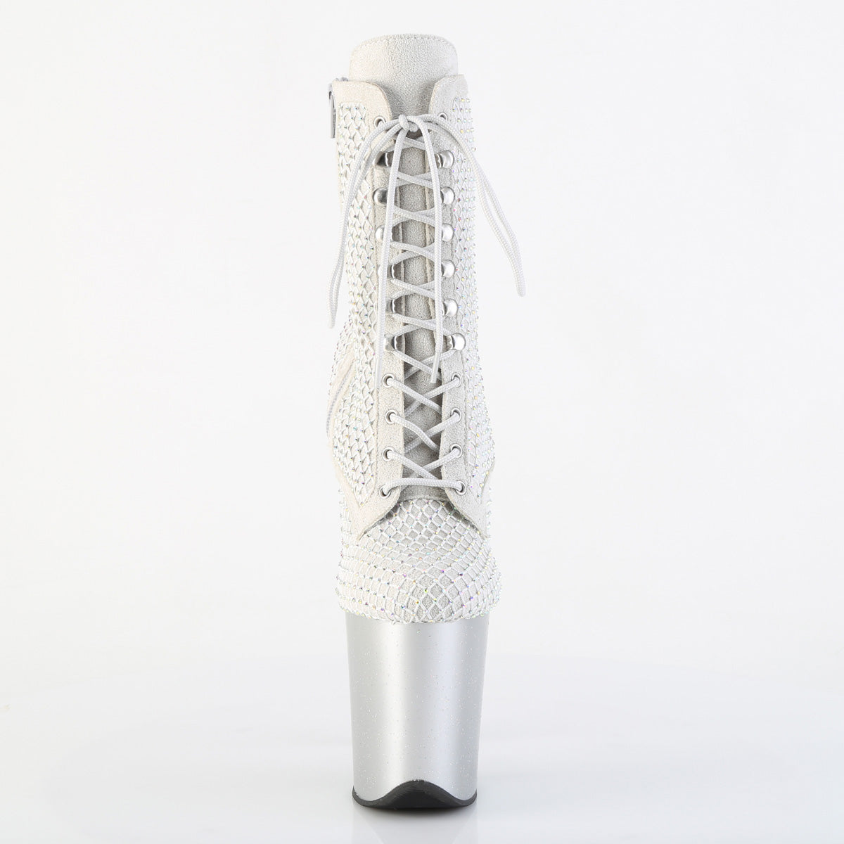 flamingo 1020rm pleaser footwear silver