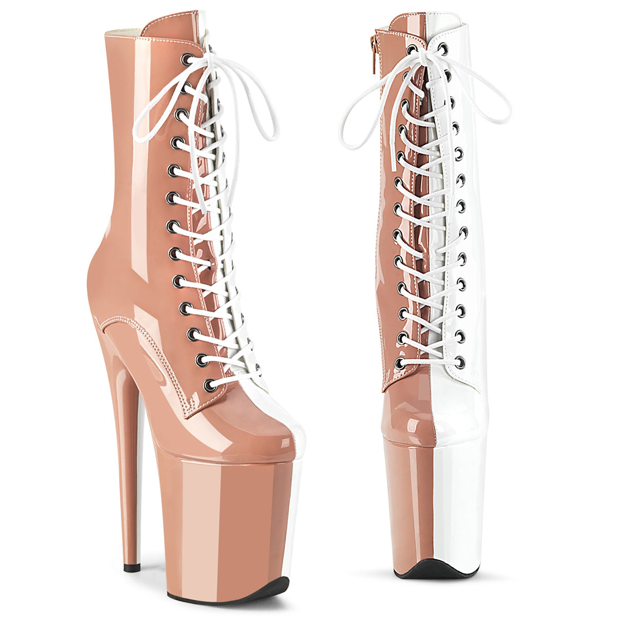 Flamingo-1040tt Pleaser de 8 pulgadas Botas de tobillo Dancing exótico