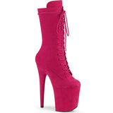 H. Pink 8 Inch Platform Dancer Ankle Boots -  Pleaser FLAMINGO-1050FS