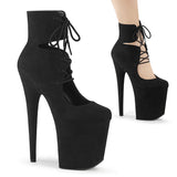 Flamingo-800-22 Pleaser de 8 pulgadas de alto tacón Stripper Black Stripper zapatos