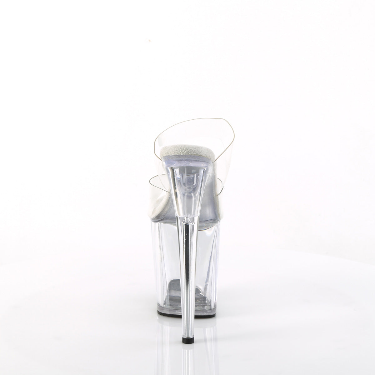 Clear 8 Inch Pole Dance Platform Shoes -  Pleaser FLAMINGO-802