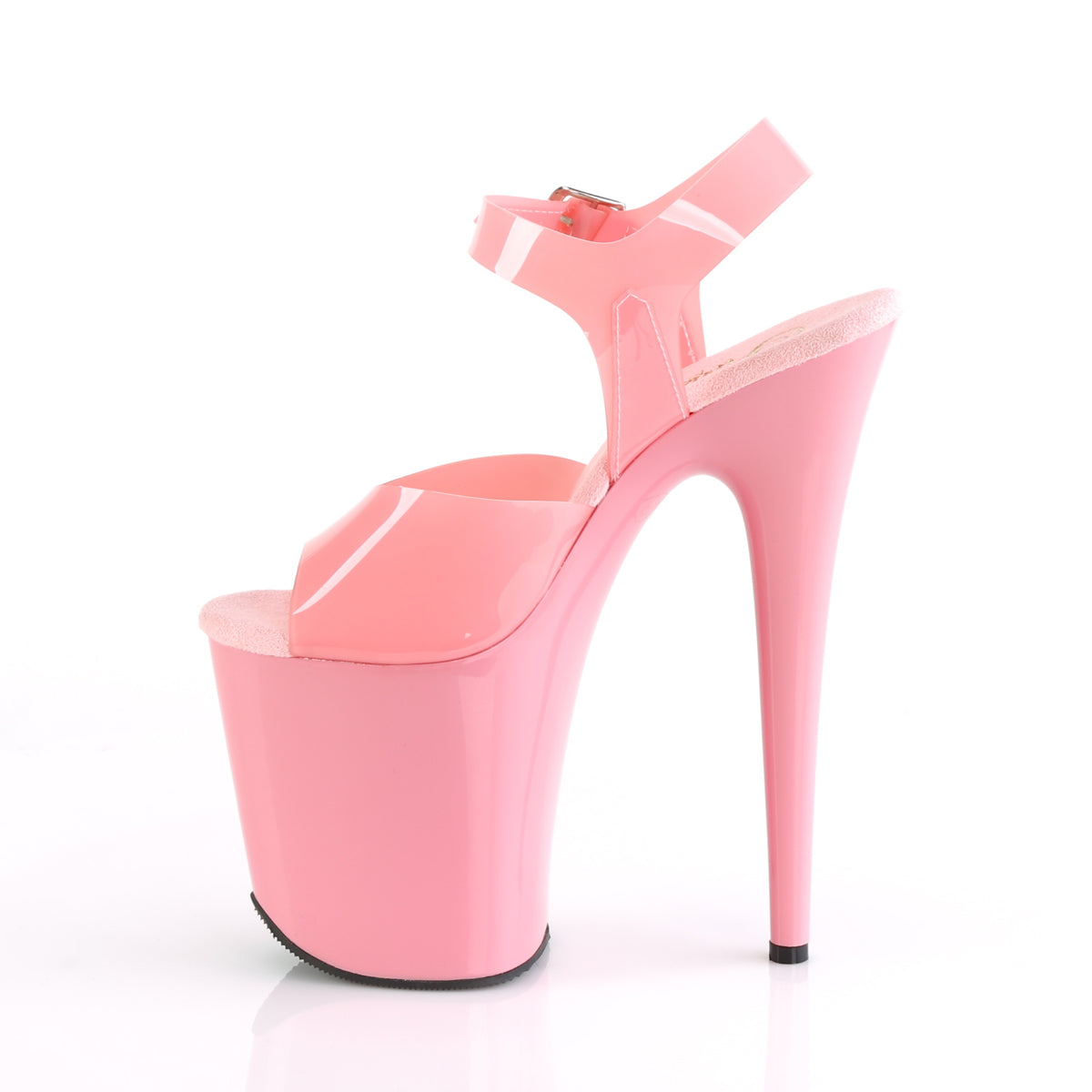FLAMINGO-808N Pleaser 8" Heel Baby Pink Stripper Platforms High Heels