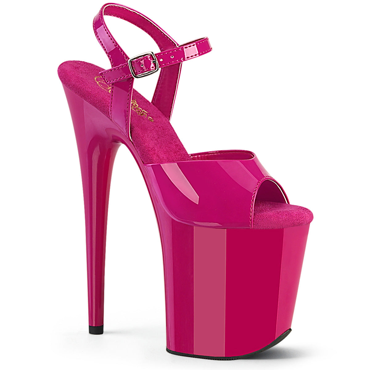 H. Pink 8 Inch Glamour Statement Pole Heels -  Pleaser FLAMINGO-809