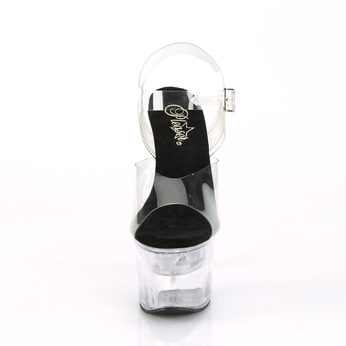 Clear 7 Inch Exotic Dancer Platform Shoes -  Pleaser FLASHDANCE-708