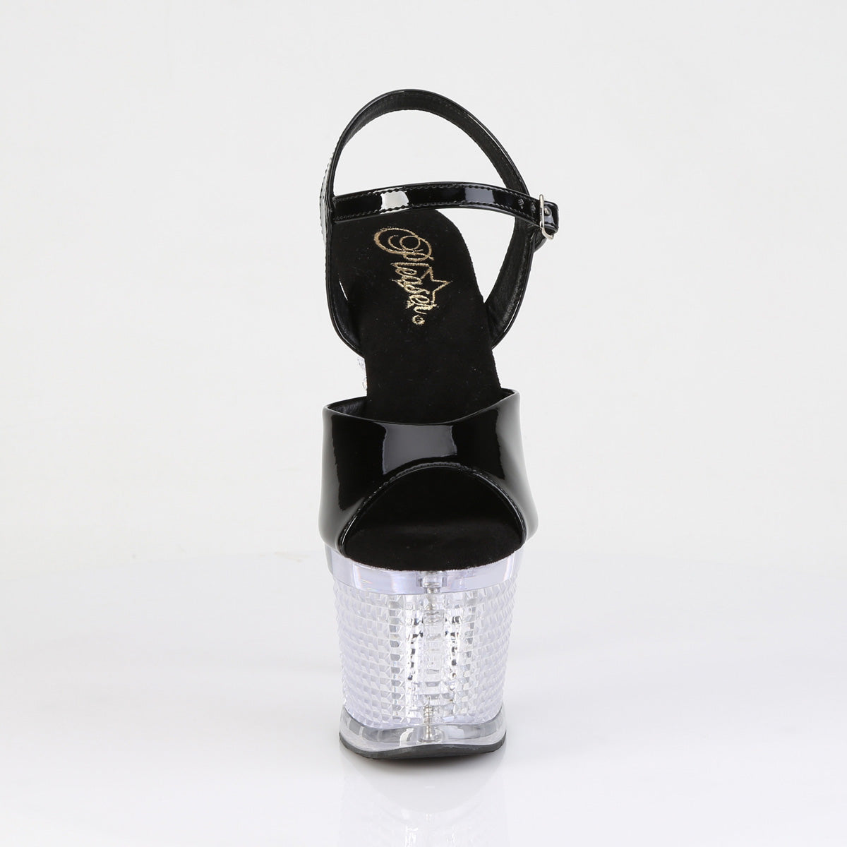 flashdance 709spec pleaser footwear black clear