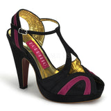 GIGGLE02  BlkPUrple Satin