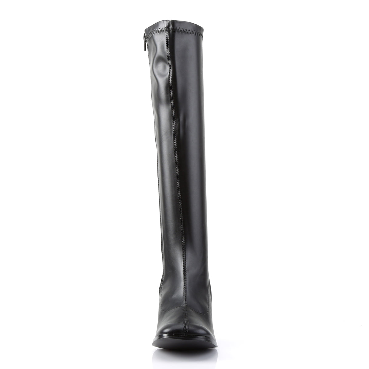 GOGO-300 Pleasers Funtasma 3" Heel Black Stretch Matt Women's Boots