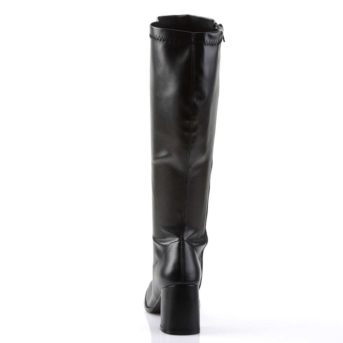 GOGO-300WC Pleasers Funtasma 3" Heel Black Wide Width Knee High Boots