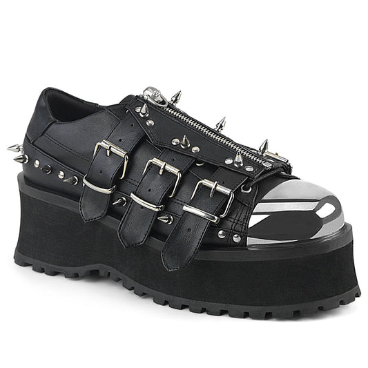 GRAVEDIGGER-03 Demoniacult Alternative Footwear Unisex Platforms
